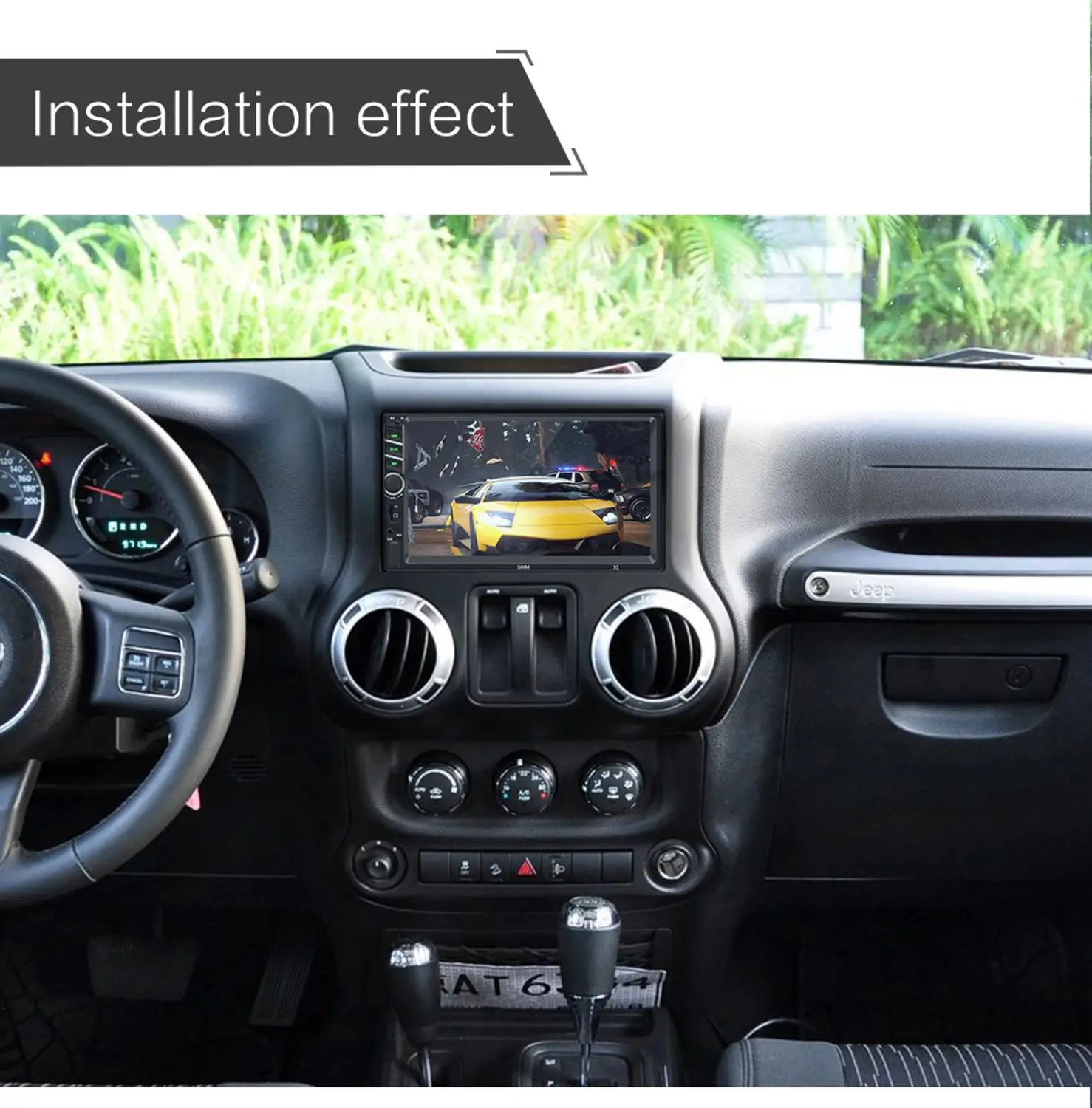 Автомагнитола 2 din автомобильный радиоприемник с сенсорным экраном 7 дюймов