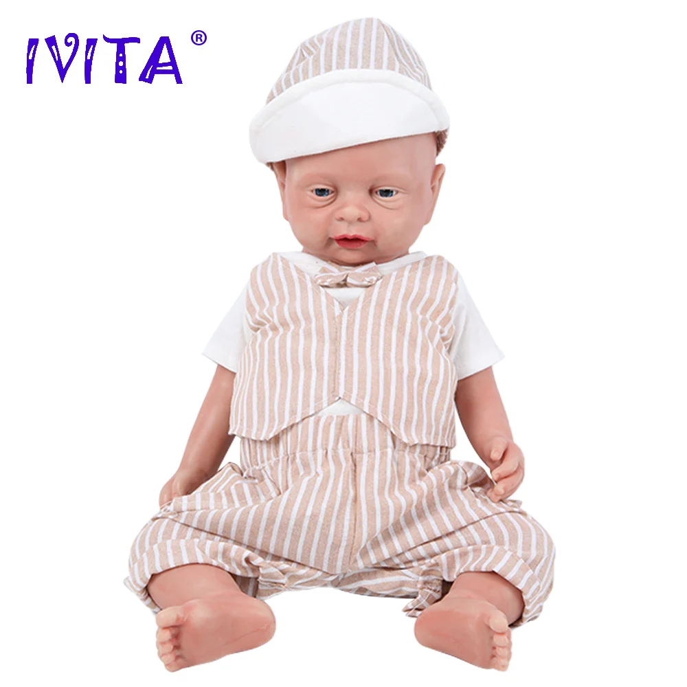 Отправка из США и Китая IVITA WB1502 18 дюймов 3800 г полностью силиконовая Реалистичная