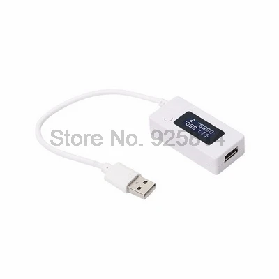 Dhl 50 шт. Портативный ЖК дисплей USB детектор напряжения тока зарядное устройство