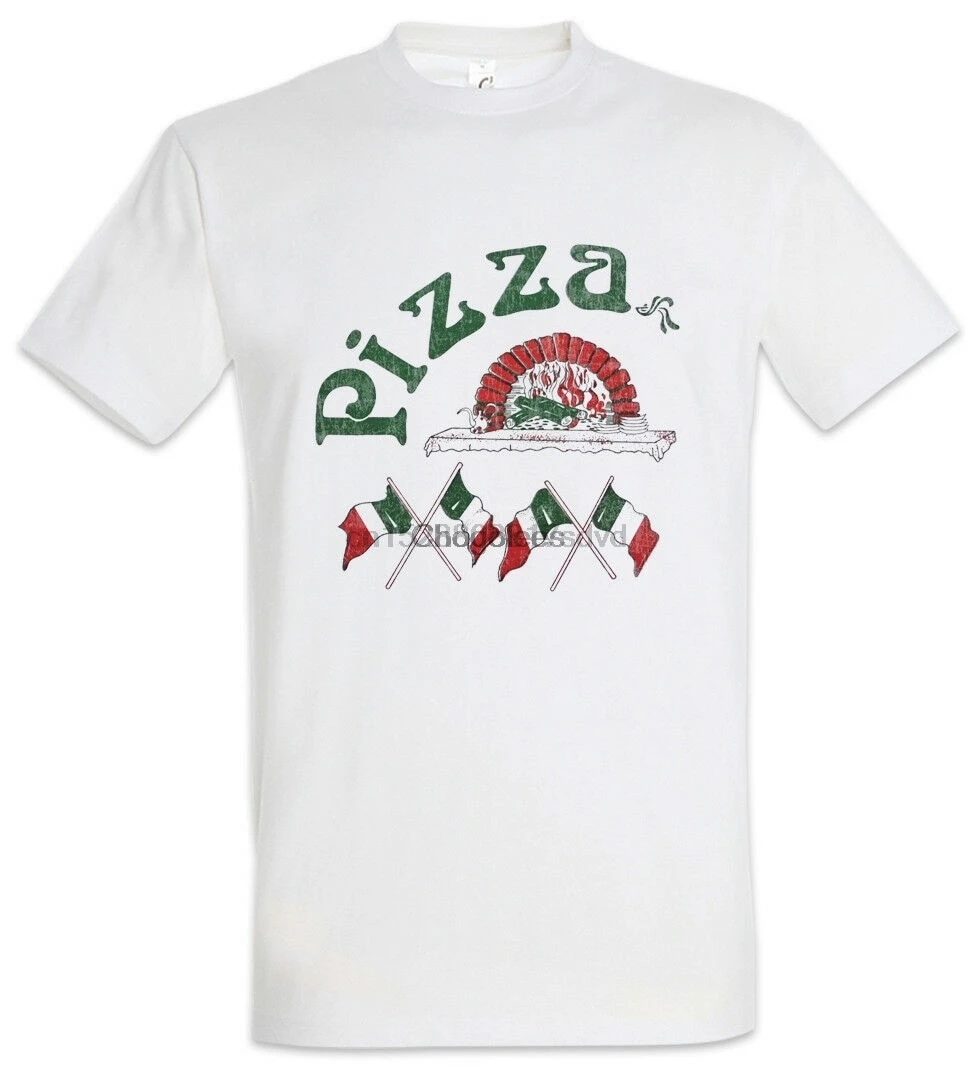 Футболка с изображением символа пиццы итальянская развлекательная печка пицца []