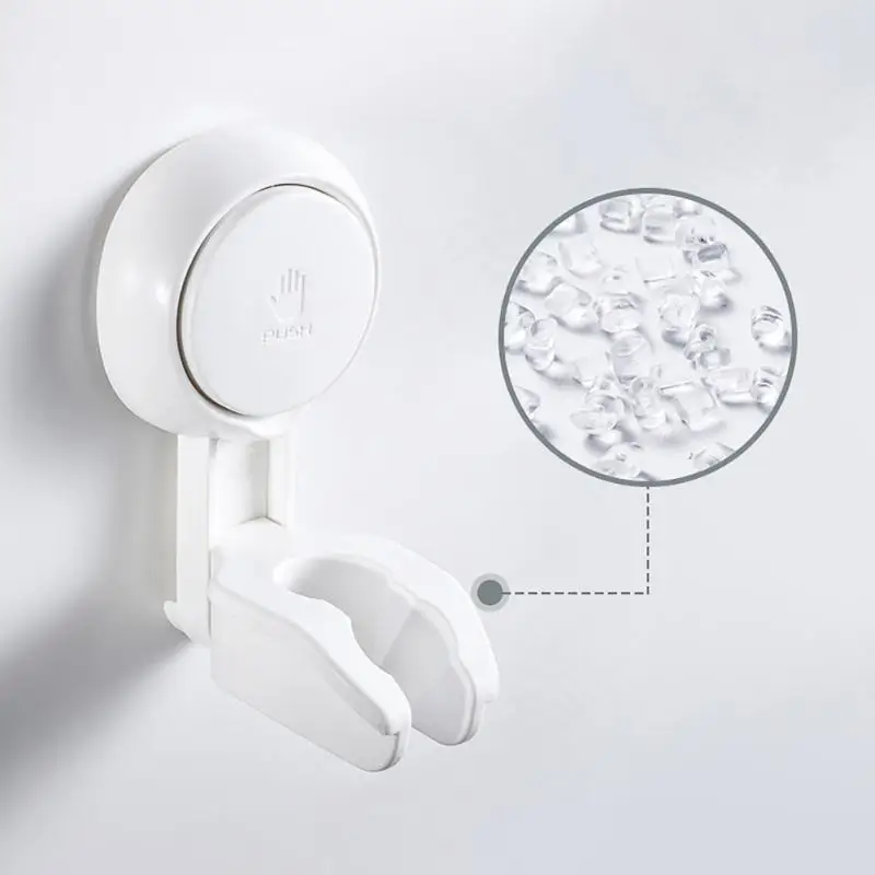 

Home Bathroom Accessories Movable Shower Bracket Suction Cup Shower Rack Suction Cup Shower Bracket Bathroom Shower Accessories