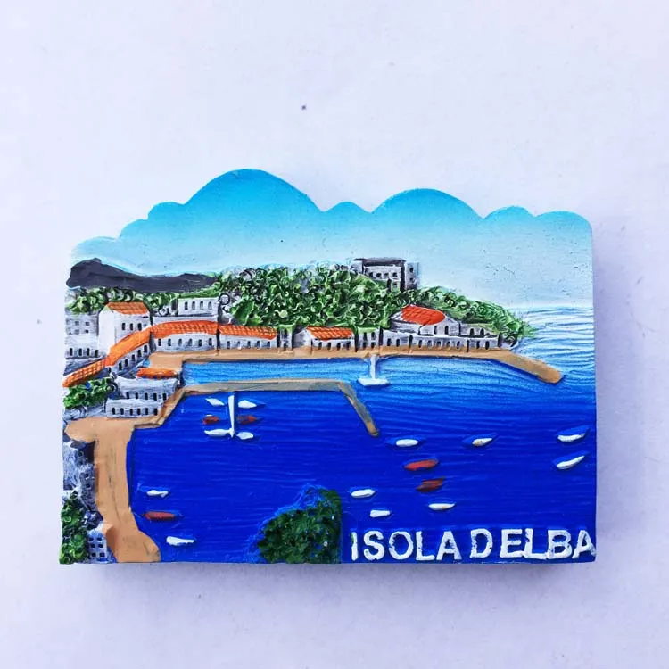 

QIQIPP Italy Scenic Sacred Land Lake Maggiore Isola Bella Estate Tourist Souvenir Magnetic Sticker Fridge Magnet