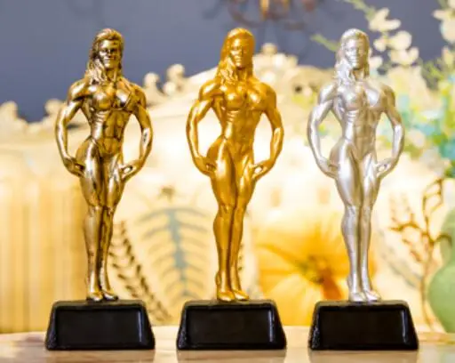 

Fitness beauty competition cup fitness sculpture gym figure body decoration display a prize study decoration gift