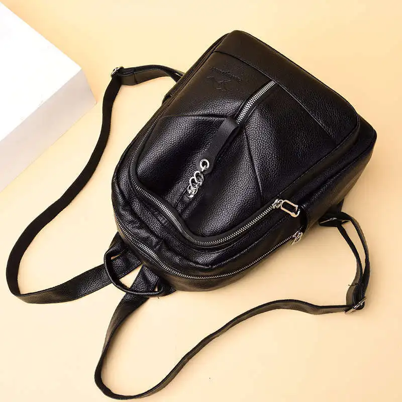Женский рюкзак Mochilas Sac A Dos, рюкзак для девочек, женские кожаные рюкзаки, высокое качество, винтажный рюкзак для девушек