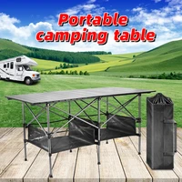 outdoor picnic folding table camping box table outdoor folding table camping kitchen table tourist table folding dining table po