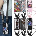 Чехлы в стиле ретро для камеры Xiaomi Redmi Mi Note 8T 9T 10T 9 9S 8 7 5 10 11 Lite CC9E 9C Pro Max Poco X3 NFC M3 F3, чехол с ремешком