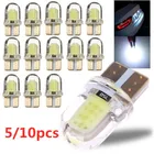 Светодиодсветодиодный лампы W5W T10 194 168 W5W COB 4 SMD, автомобильные клиновые габаритные огни, лицензионные лампы Canbus яркая кварцевая, 510 шт.