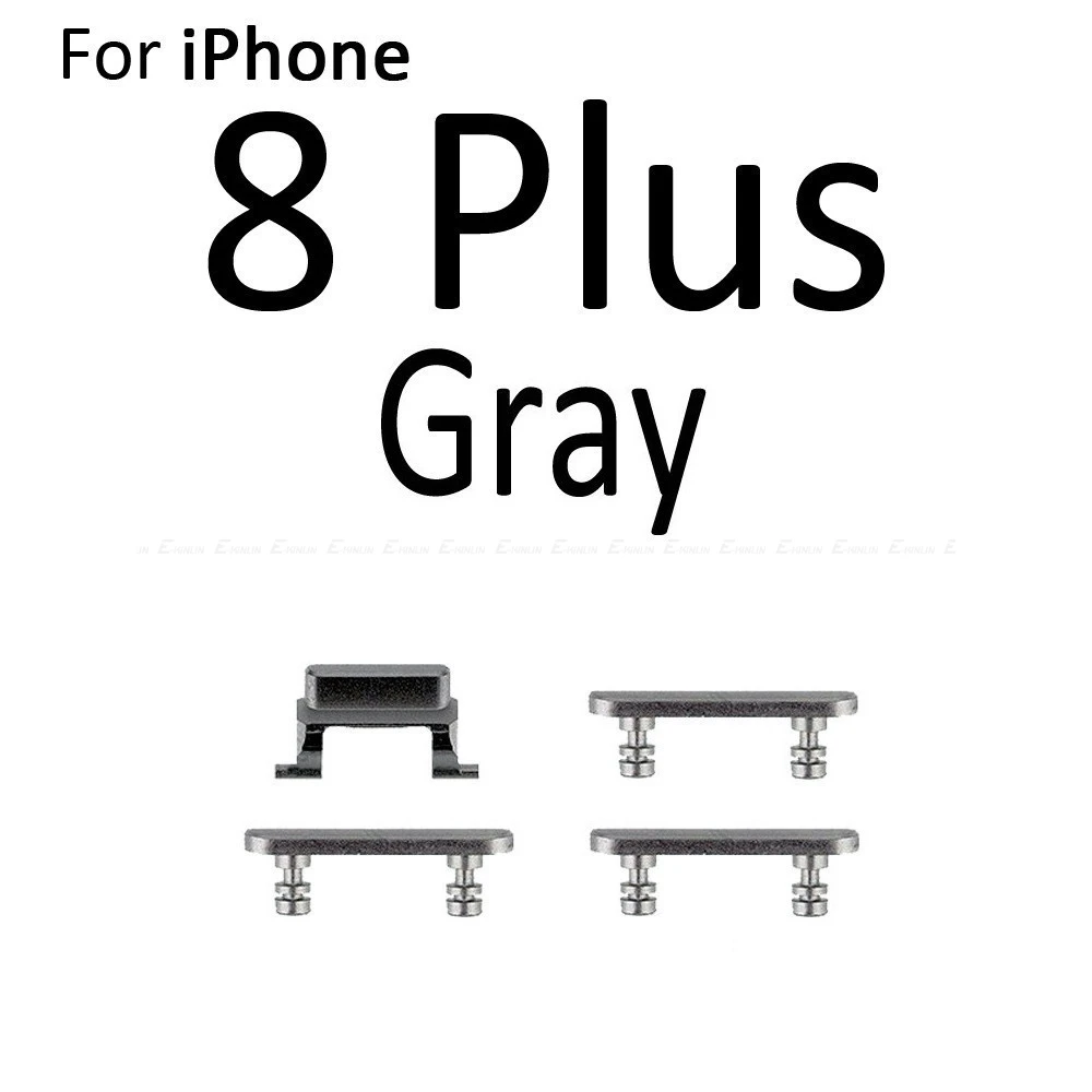 Боковая кнопка для iPhone 8 Plus SE 2020 включения и выключения громкости бесшумный