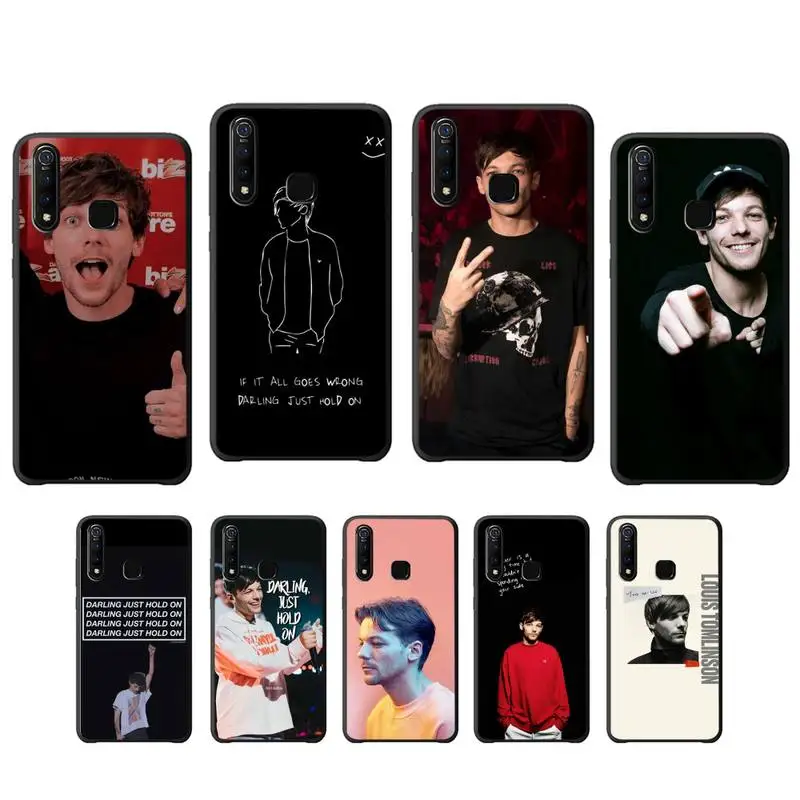 Силиконовый черный чехол YJY One Direction для vivo u3x Y11 Y12 Y19 Y81 Y91C V9 V17 V15 pro чехол|Бамперы| |
