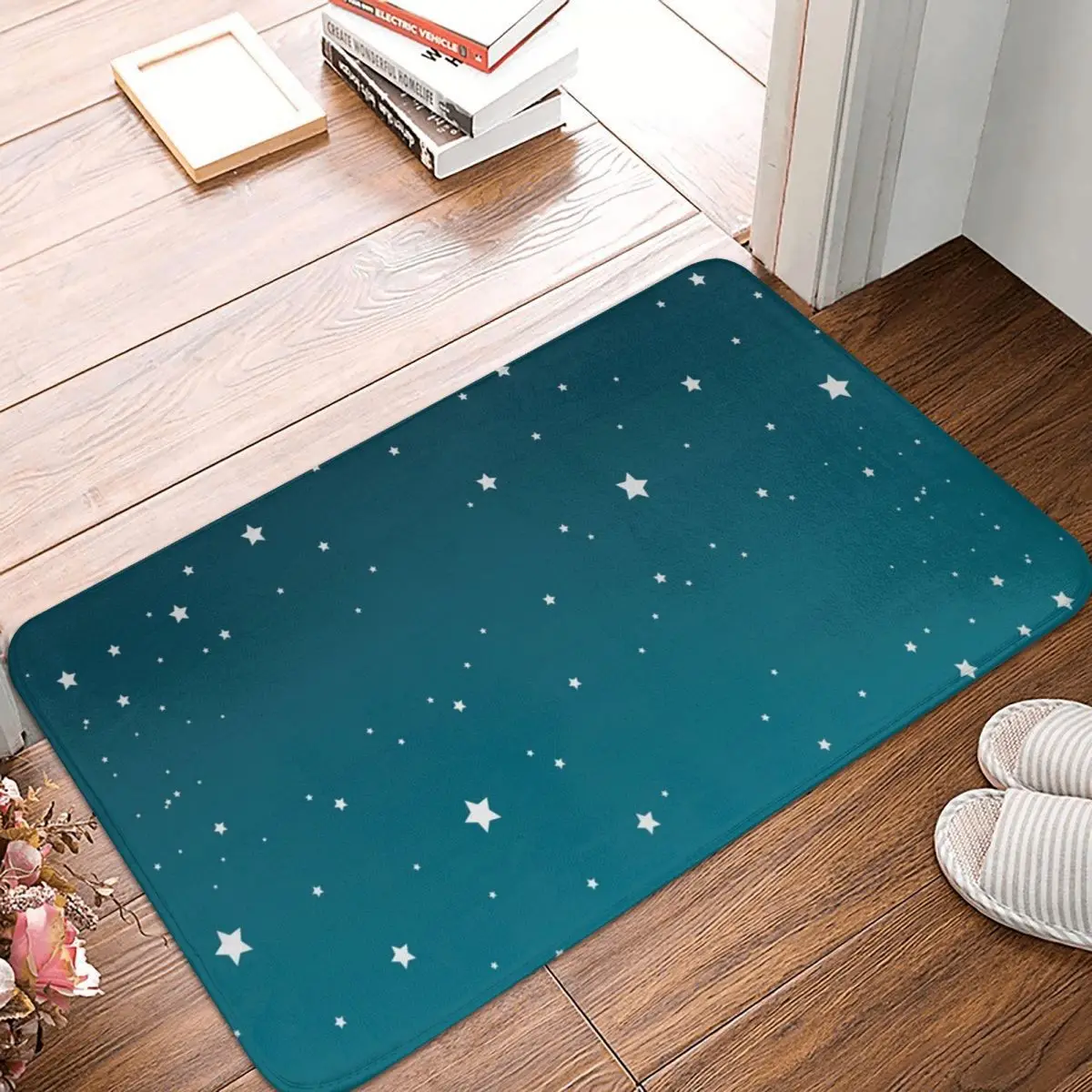 

Stars Polyester Doormat Rug carpet Mat Footpad Anti-slip removalEntrance Kitchen Bedroom balcony Cartoon
