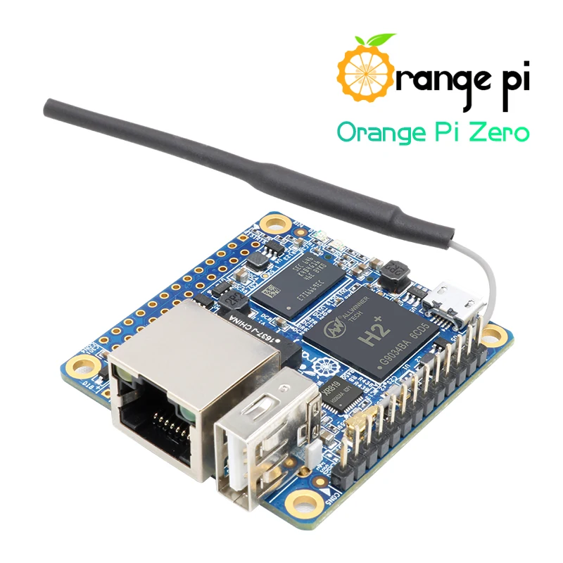 Orange Pi Zero 512 Мб H3 + белый чехол источник питания OTG одноплатный компьютер с открытым