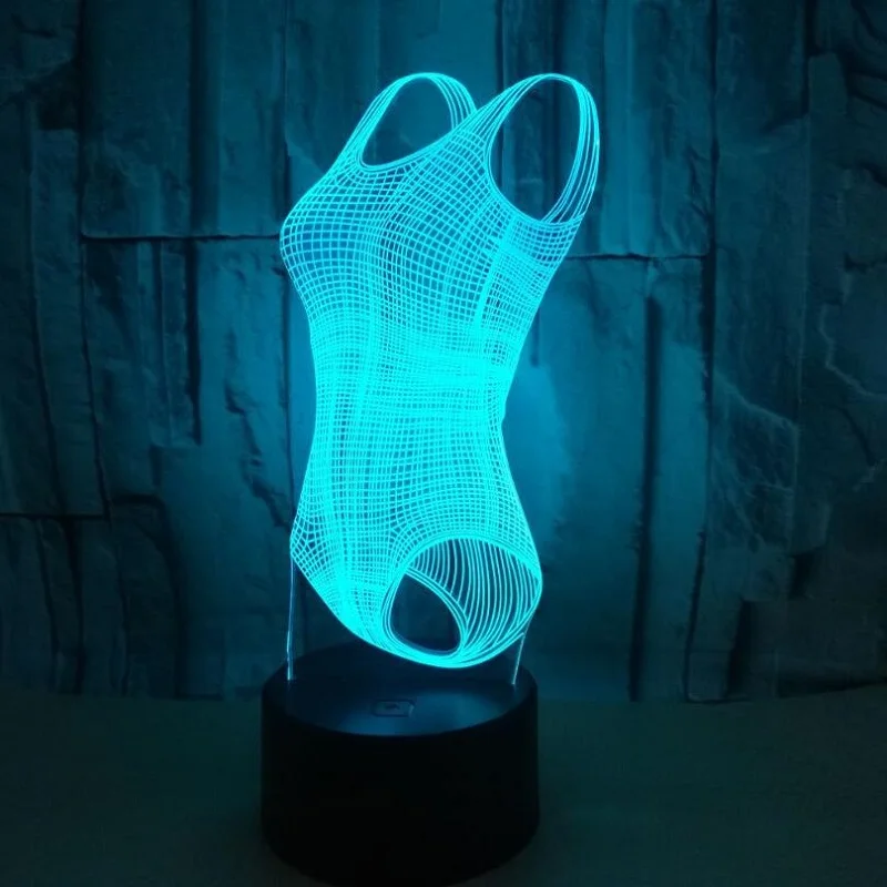 

Swimsuit Night light Colorful Remote Control or Colorful Touch Creative gifts