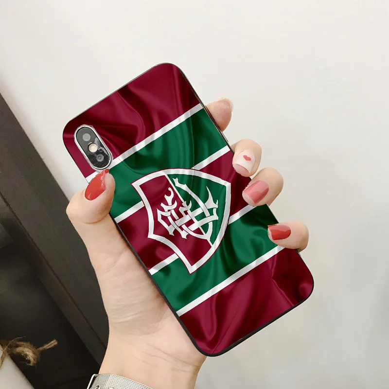 FC Fluminense чехол для iPhone XR 11 Pro XS Max X 5 5S силиконовый матовый iphone 7 8 6 S Plus