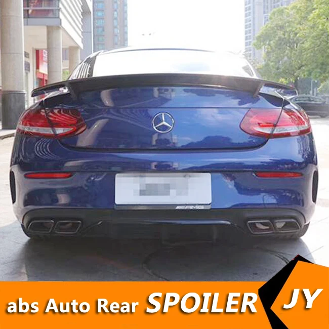 Спойлер для Benz W205 C-class coupe автомобильный спойлер заднего крыла TF ABS двухдверный C180
