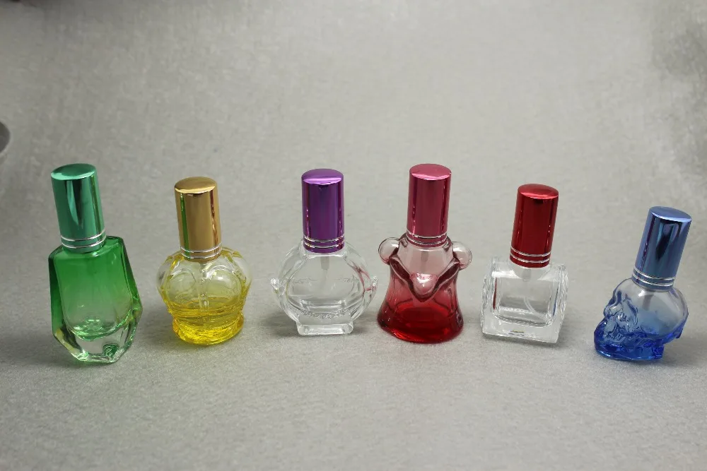 10 мл 15 рекламная Смешанная цветная стильная маленькая стеклянная флакон для