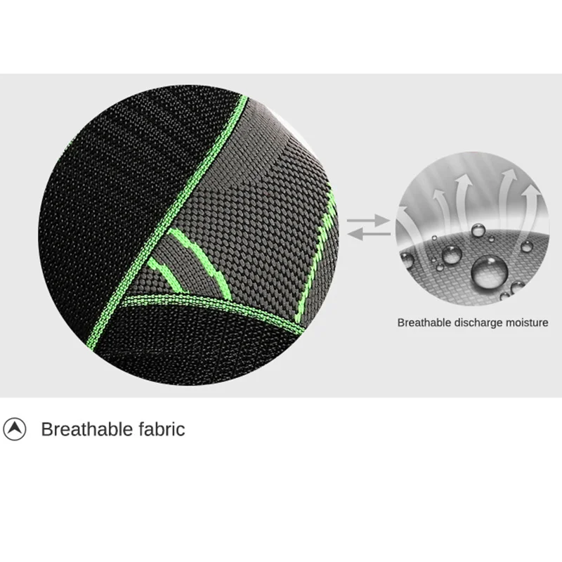 

1Pc Professional Protective Sports KneePad Pressurized Elastic Knee Brace Support Arthritis Relief Basketball Running Fitness JL
