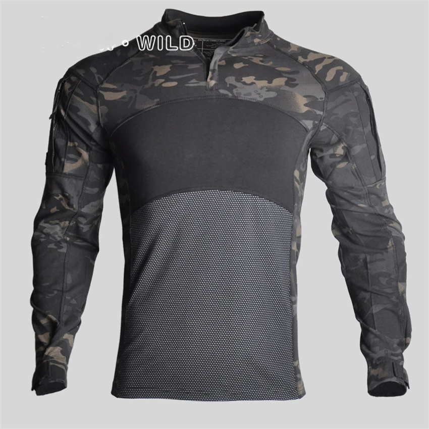 

Combat-shirts ACU Camouflage Army Suit Military Uniform Rapid Assault Battle Strik US Tactical Clothing Outdoots Work Clothes