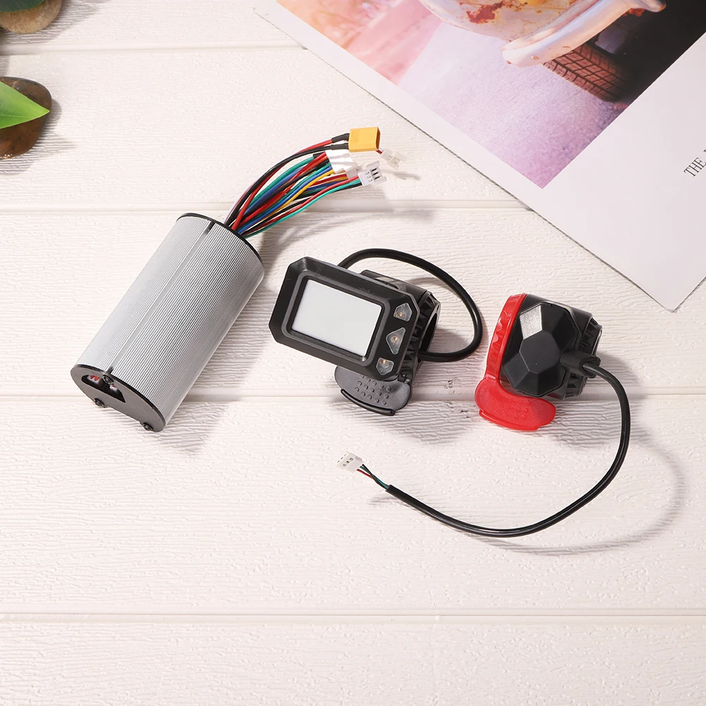 

E-scooter Controller Replacement Parts Carbon Fiber Electric Scooter 24/36V Controller Brake Instrument Accessories Set