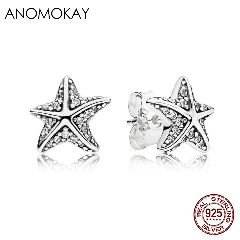 Женские серьги гвоздики из серебра 100% пробы с фианитом|Серьги-гвоздики| |