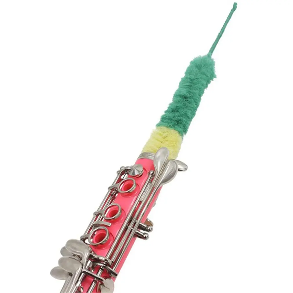 

Трехцветная мягкая щетка для кларнета, средство для удаления пыли и влаги, салфетка для очистки кларнета, салфетка для деревянных инструмен...