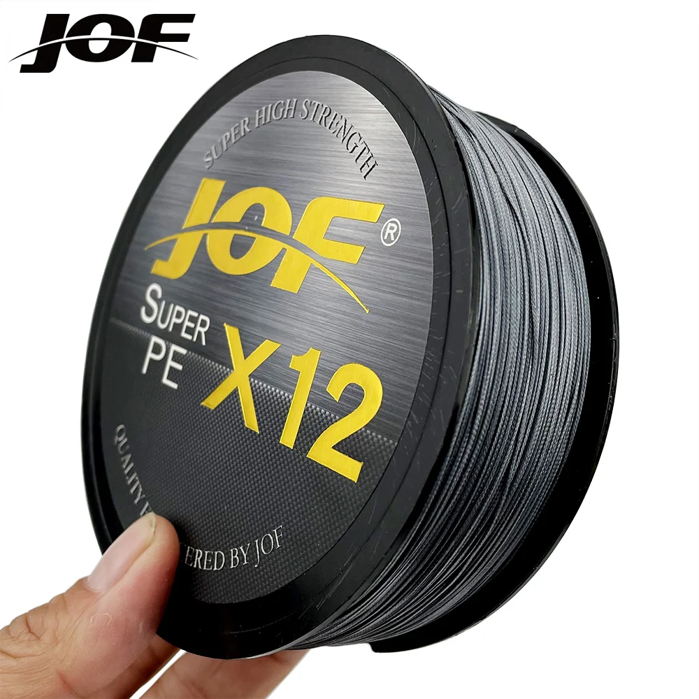 Оригинальная суперпрочная рыболовная леска JOF 500 м 300 100 X12 X9 плетеная