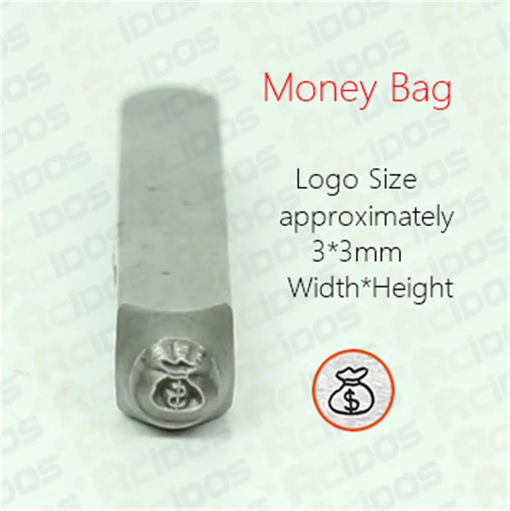 Металлические штампы для ювелирных изделий 3 мм с изображением