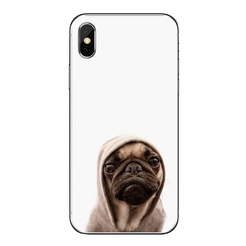 Животное собака чехол pug Life гибридный шаговый двигатель для samsung Galaxy S2 S3 S4 S5 мини S6