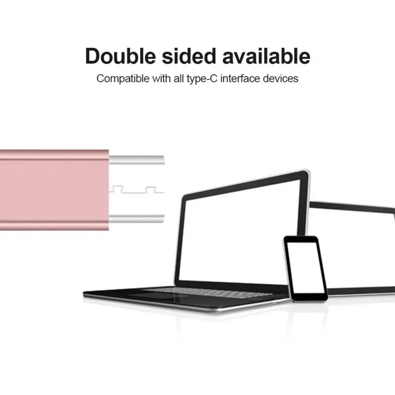 Мини адаптер USB Type C конвертер OTG c в Micro с подвесным отверстием для смартфонов Samsung