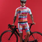 Одежда для велосипедной команды boestalk, летняя быстросохнущая дышащая гелевая Подушка унисекс с короткими рукавами и цветочным принтом бабочки