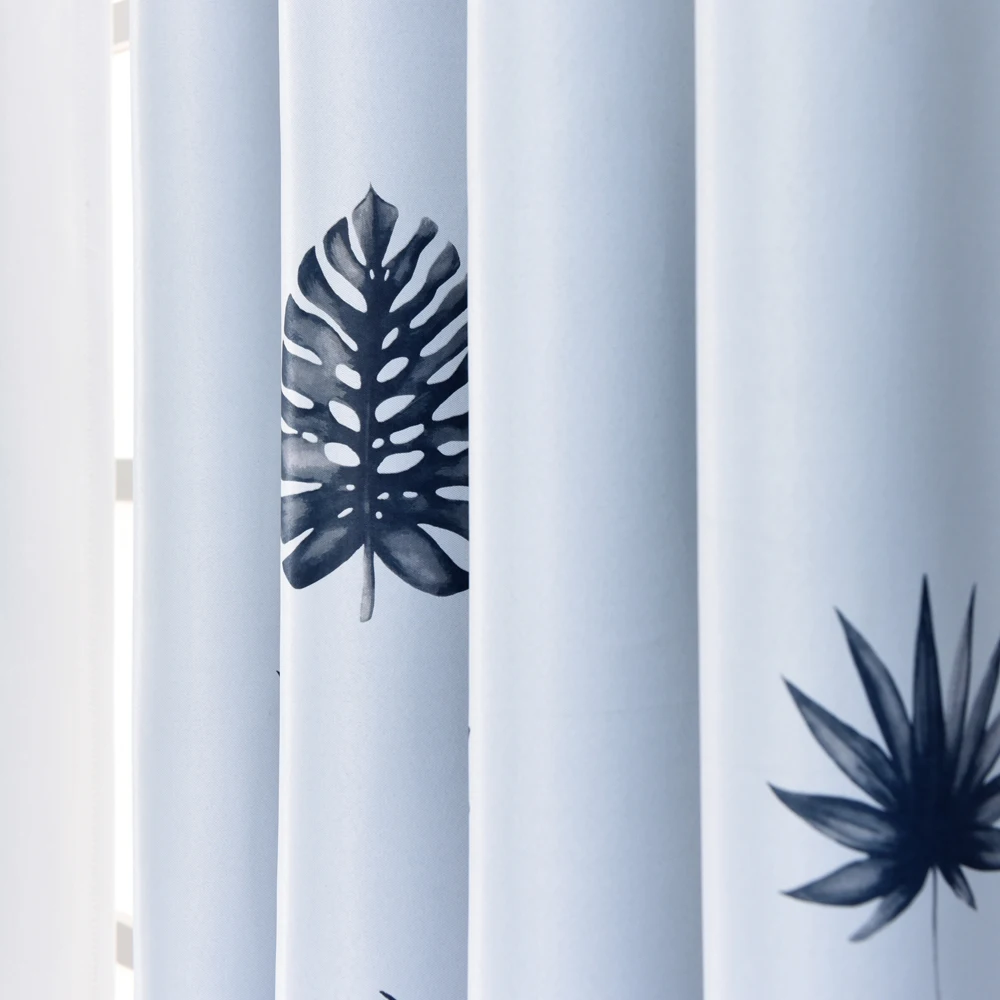 Шторы с китайским банановым принтом для детской комнаты 1 шт. W100xL200cm маленькие