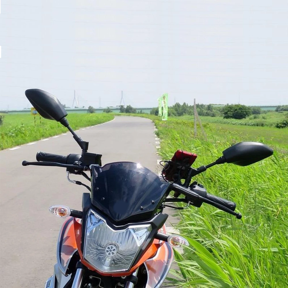 

Rearview Mirrors For Yamaha MT 07 MT09 MT-01 MT-03 MT-09 R25 For Kawasaki Z750 Z800 Z1000 Rear View Mirror Street Bike 8MM 10MM