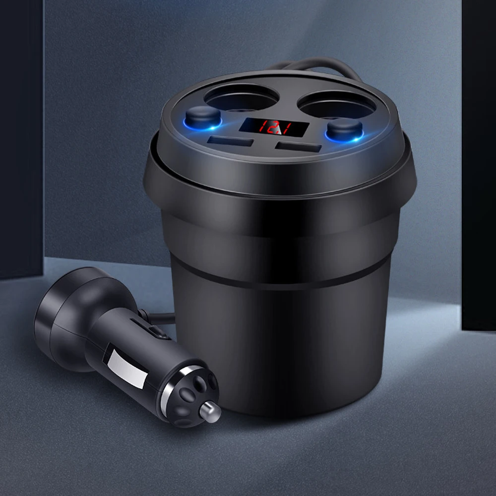 Автомобильный Зарядное устройство с 2 портами (стандарт DC/5V 3.1A чашки Мощность