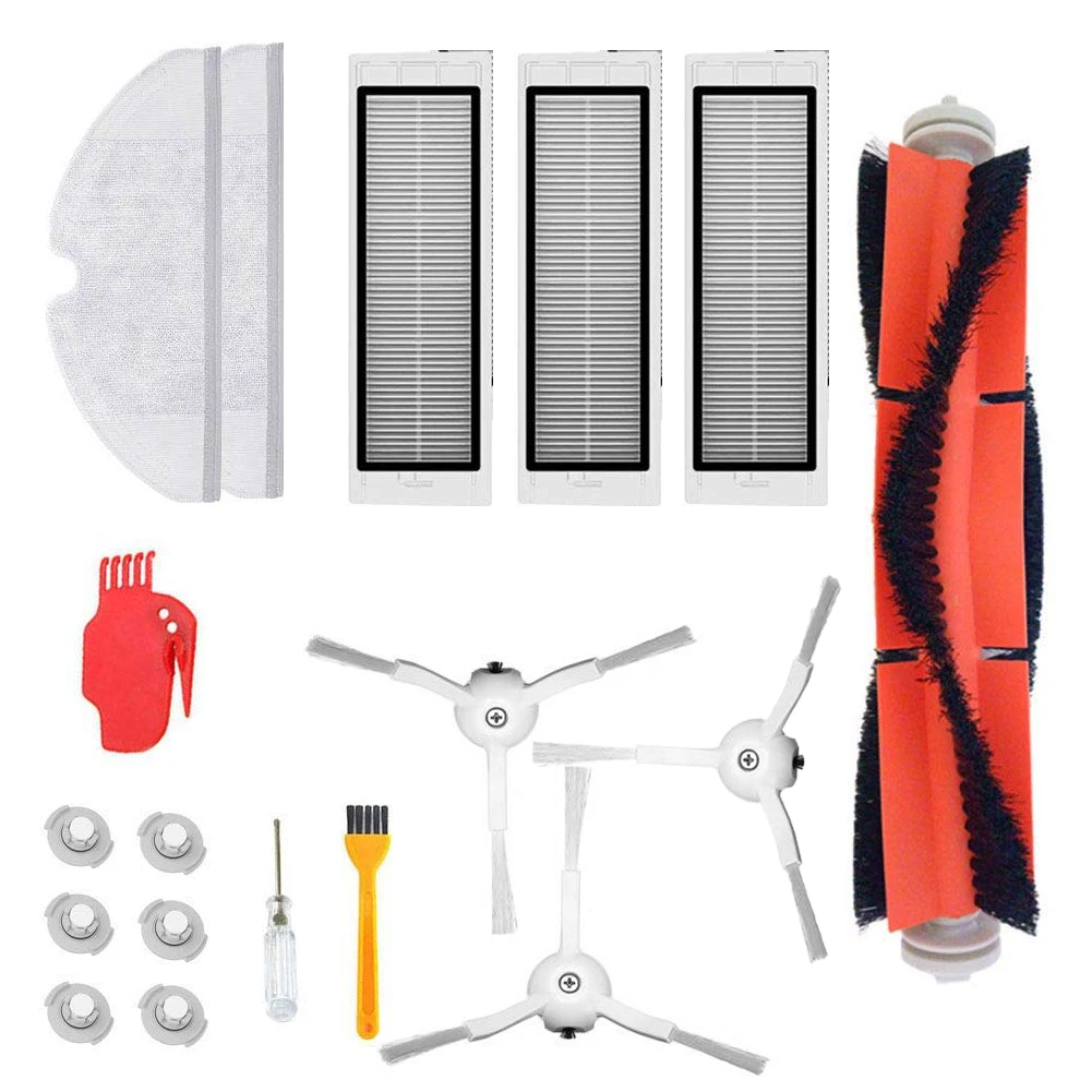 Набор фильтров для робота пылесоса Xiaomi 18 шт. набор с основной щеткой аксессуары