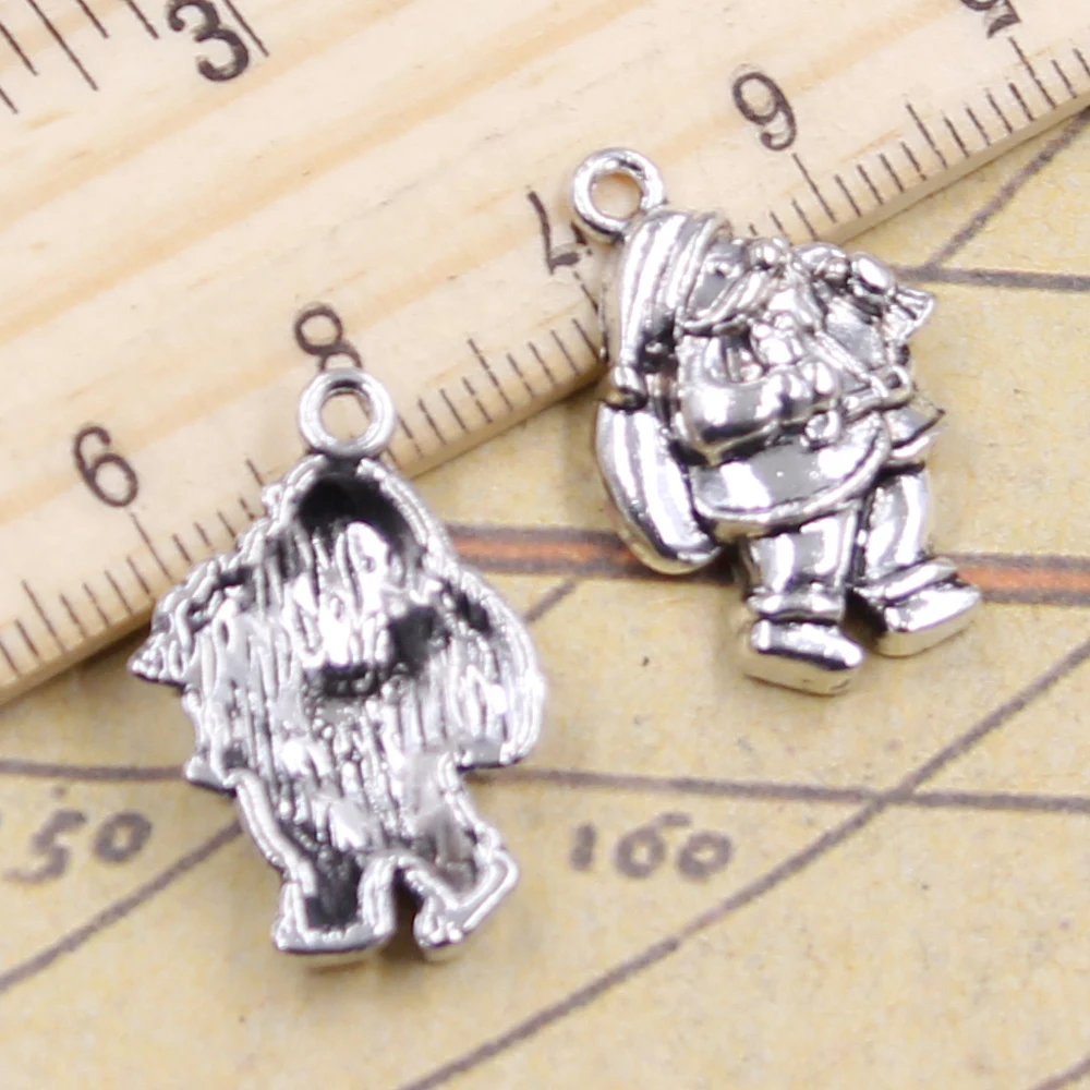 

10 шт. подвески Рождественский Санта-Клаус 23x6 мм Подвески под старину Изготовление ювелирных изделий своими руками