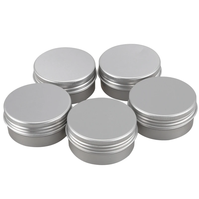 Вакуумный косметический контейнер банка из алюминия крем для губ винтовая