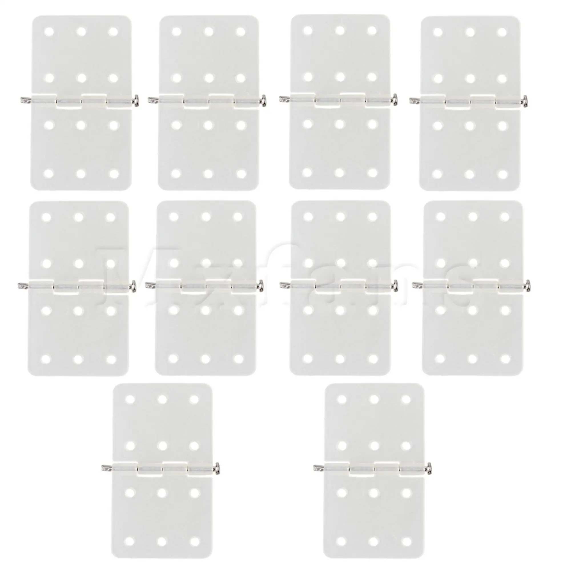 

10 шт. 28x16 мм радиоуправляемая модель шарнира для самолета гоночного дрона элерон подъем DIY части