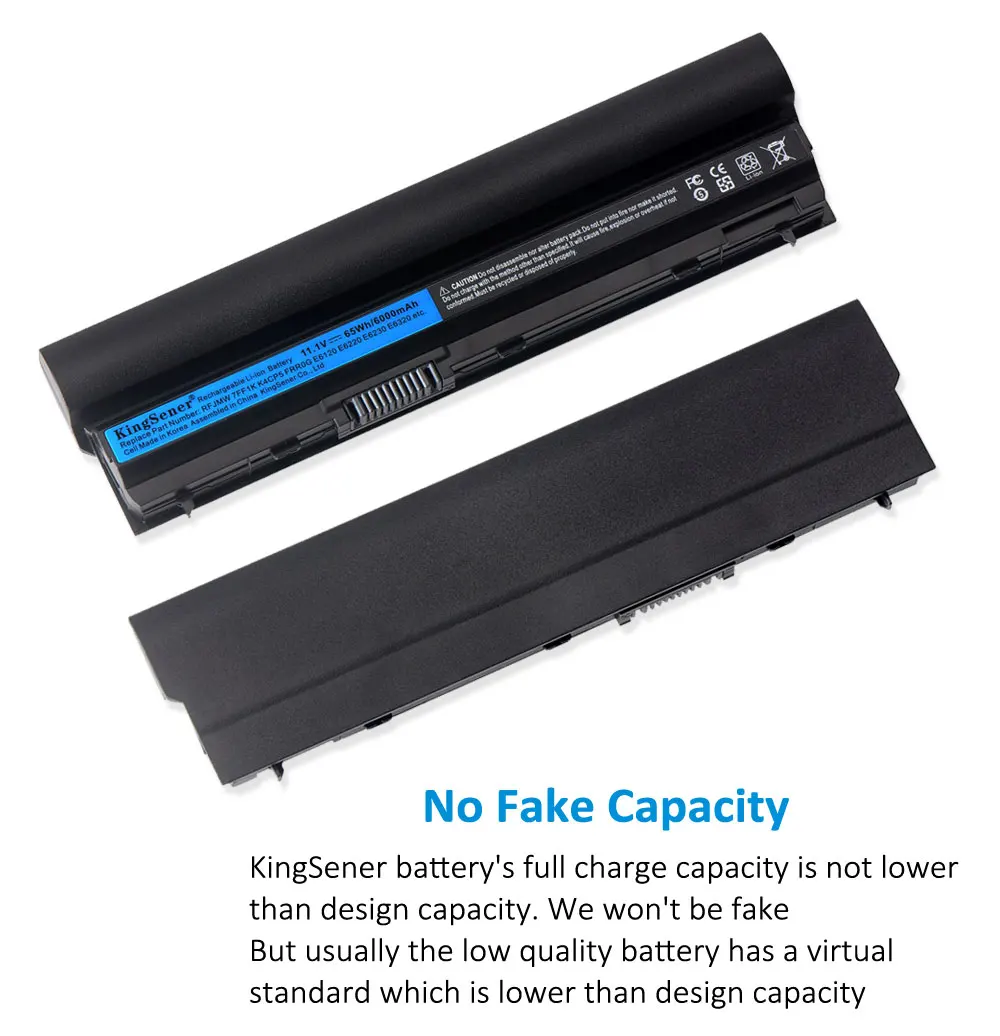 KingSener 11 1 V 6000mAh RFJMW 7FF1K Аккумулятор для ноутбука DELL Latitude E6320 E6330 E6220 E6230 E6120 FRR0G KJ321 K4CP5