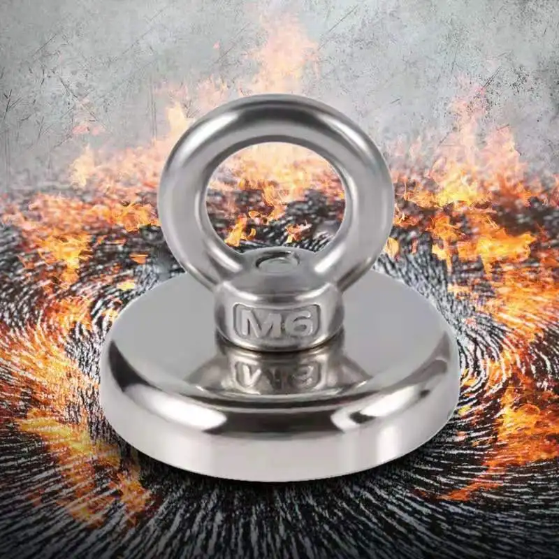 Новый Тяговый Неодимовый Магнит 30 кг 150 супер сильный магнит для рыбалки