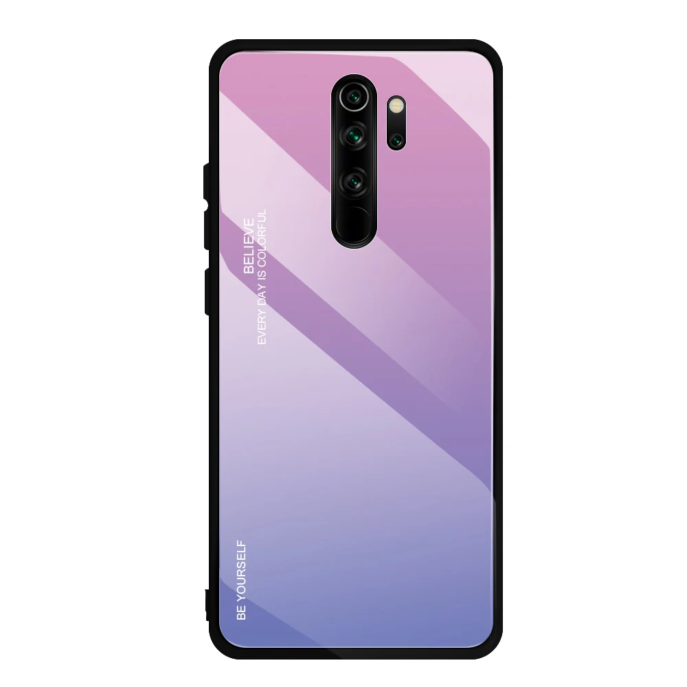 02 Чехол для xiaomi redmi note 8t 7 cc9 pro xiaomi mi note 10 a3 9t lite se redmi 8a чехол coque funda caps стеклянная задняя мягкая рамка - Цвет: 02