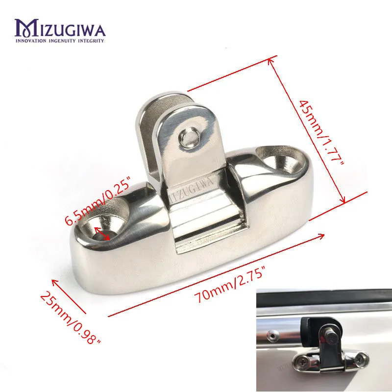 Палубный шарнир для лодки регулируемый палубы из нержавеющей стали 180 градусов |