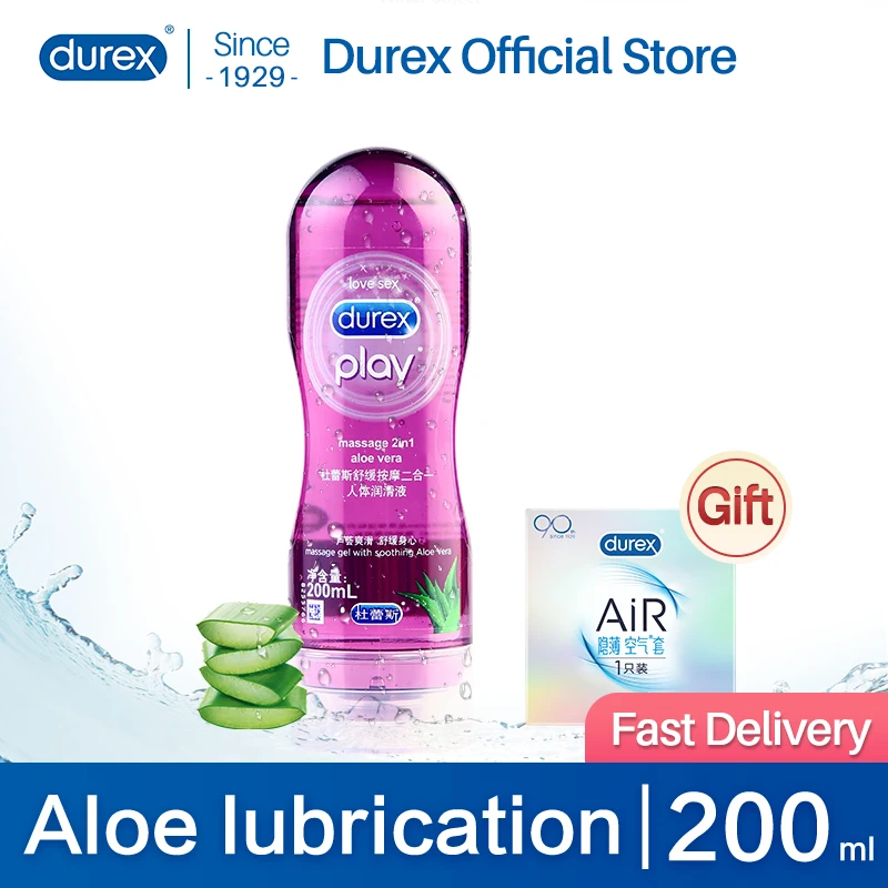Лубрикант Durex на водной основе 2 в 1 с алоэ вера | Красота и здоровье