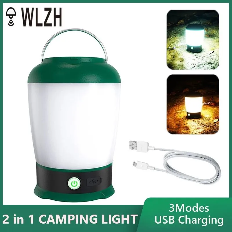 

Светодиодный фонарь для кемпинга, 500 Вт, перезаряжаемый фонарь для улицы, лампа для палатки, портативный фонарь, аварийный теплый и белый све...