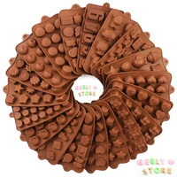 new chocolate molds silicone food grade non stick cake baking design candy mold silicon 3d mold kitchen gadget diy