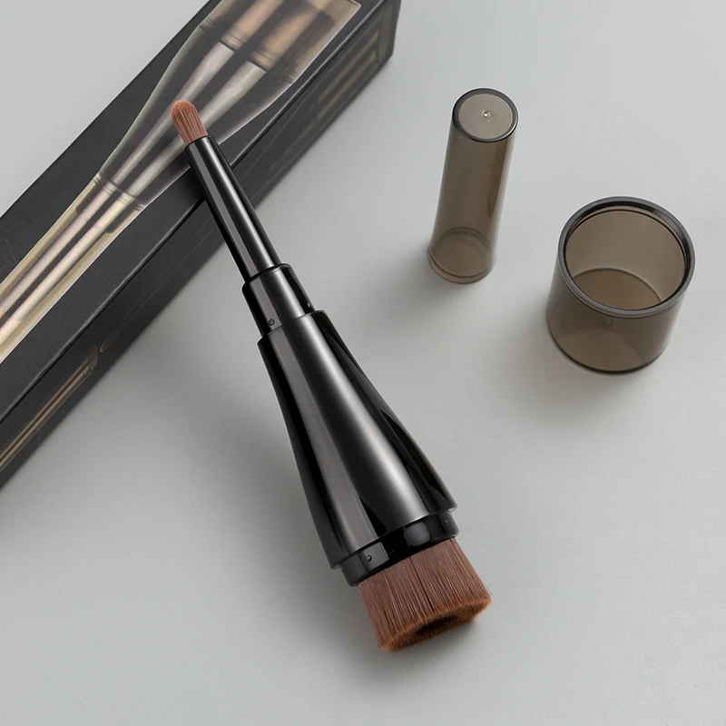 

Anmor Double-end Makeup Brushes Synthetic Hair Foundation Concealer Eyebrow Eyeshadow Portable Make Up Brush Cosmetic Tool