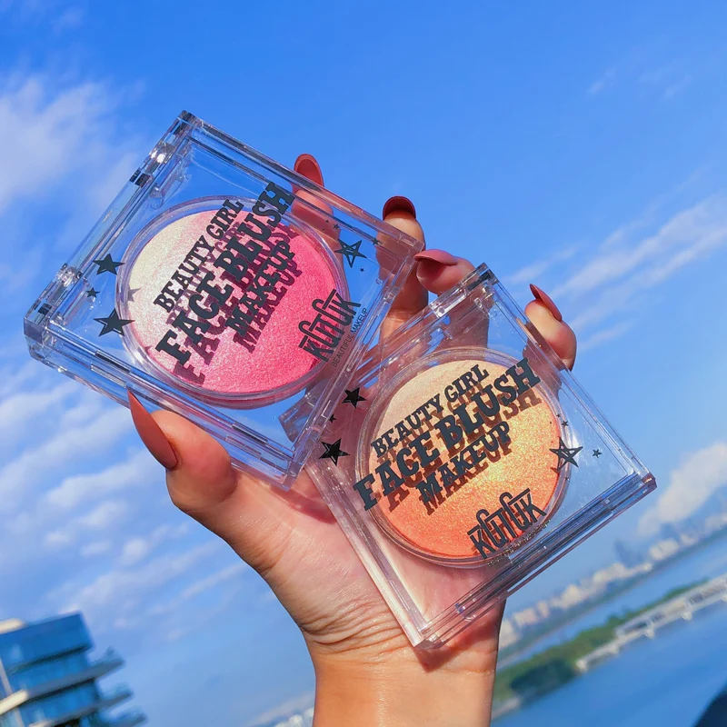 

Face Blush Palette Natural Orange Pink Cheek Blusher Texture Contour Powder Red Rouge Makeup Face Bronzer Highlighter Cosmetic