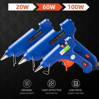 60w100w fast heating efficiency 11mm electric hot melt glue gun 20w repair tool 100v 240v constant temperature with al nozzle