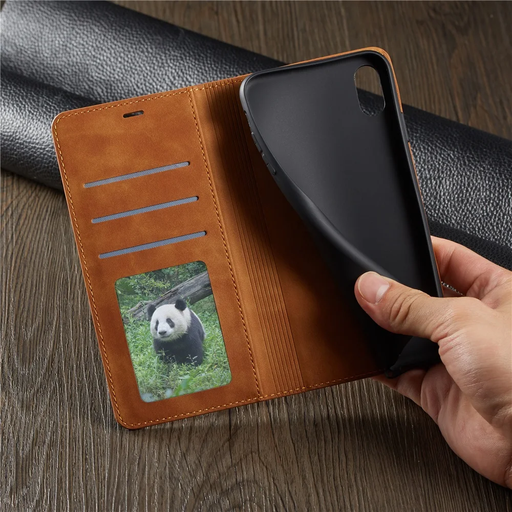 Ultra Thin Suede Leather Wallet Case for iPhone 11 12 13 14 Pro Max Mini XR XS 8 7 6s 6 Plus SE 2020 5S Flip Cover Strong Magnet