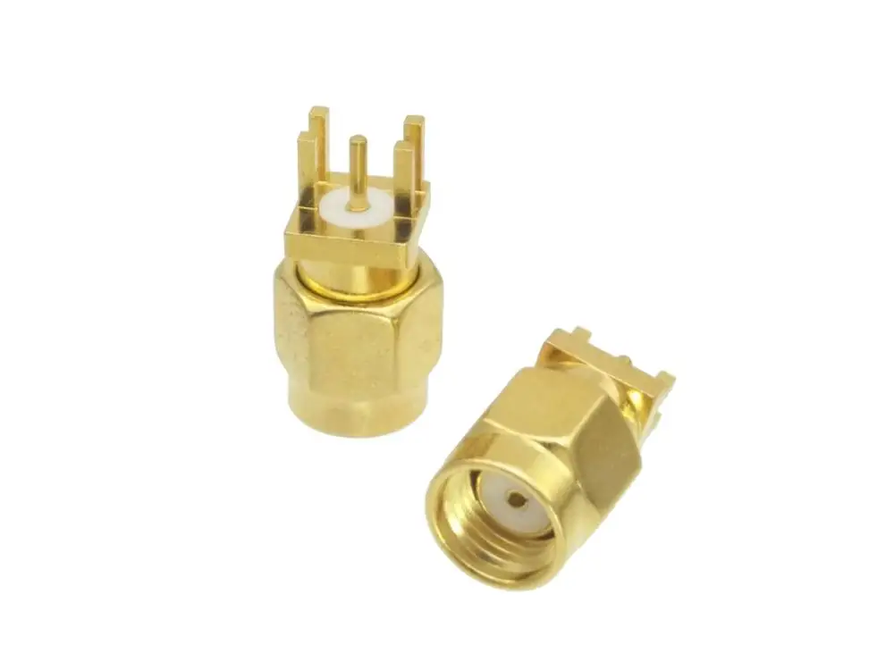 1 шт. припой с разъемом типа папа для крепления на печатной плате радиочастотный