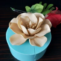 3d silicone flower mold cake decoration rose flower shape soap silicone molds cake molds candle aroma stone mould