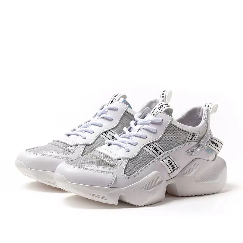 Новые модные повседневные ботинки с массивным каблуком на платформе для мужчин